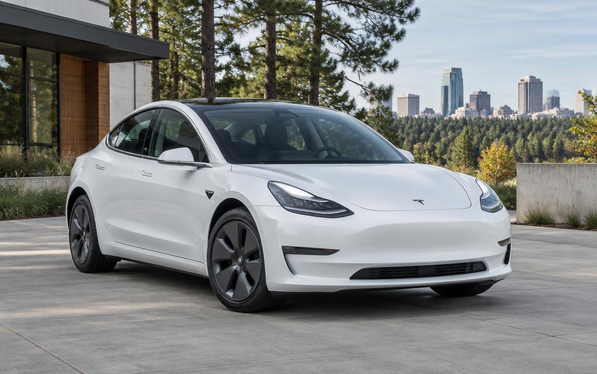 Tesla Model 3 — RSRV EV fleet vehicle